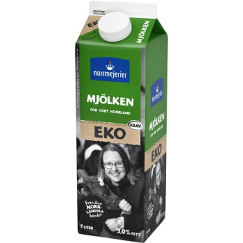 Mjölken Ekologisk 3% 1000ml KRAV Norrmejerier