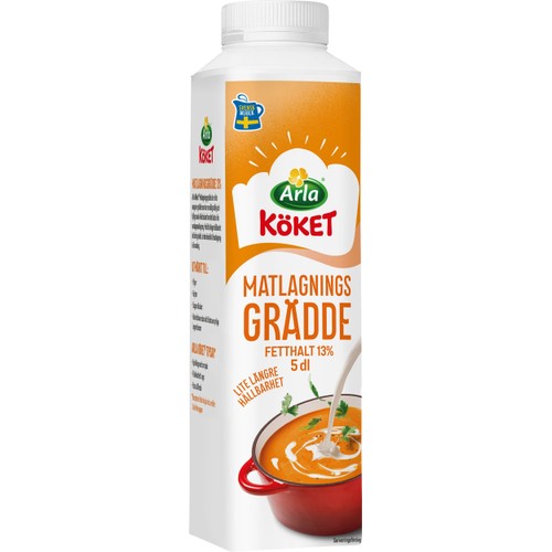 Matlagningsgrädde 13% 5dl Arla Köket®