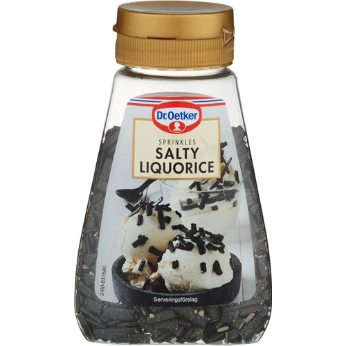 Strössel Saltlakrits 90g Dr.Oetker