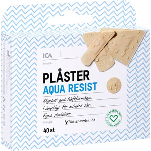 Plåster 40-p Vattenavvisande ICA
