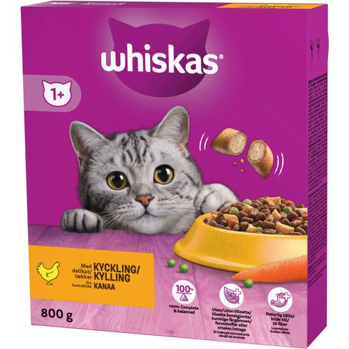 Kattmat Kyckling Adult 800g Whiskas