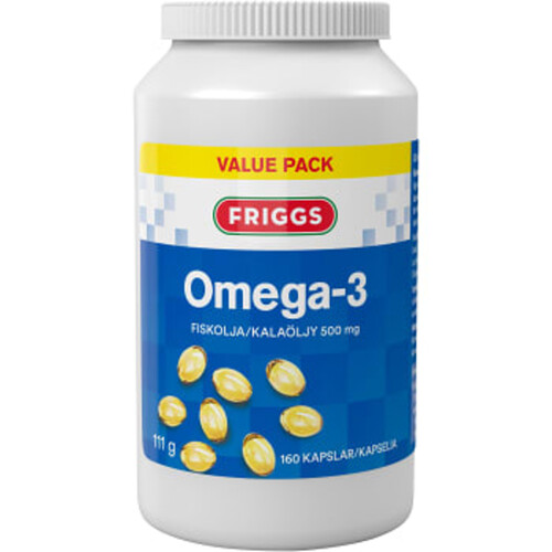 Omega-3 Kosttillskott 160-p Friggs