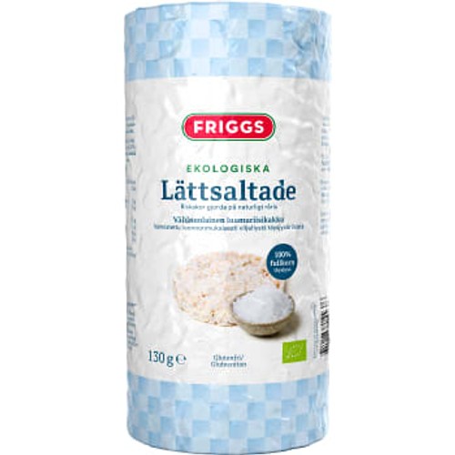 Riskakor Lättsaltade Ekologisk 130g Friggs
