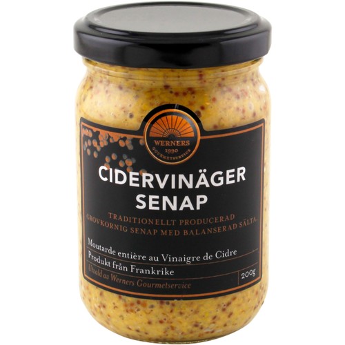 Cidervinägersenap 200g Werners Gourmetservice