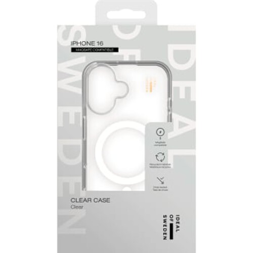 Skal magsafe iPhone 16 transparent