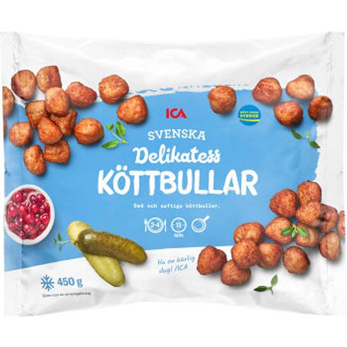 Köttbullar Delikatess Frysta 450g ICA
