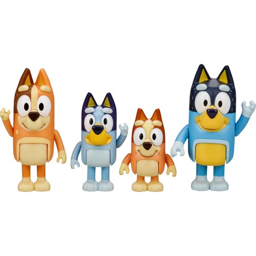 Bluey Figurer 4-p