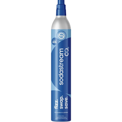 Kolsyrepåfyllning 60L SS Sodastream