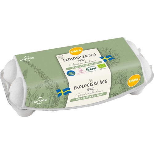 Ägg M/L Ekologiska 10-p KRAV Lantägg