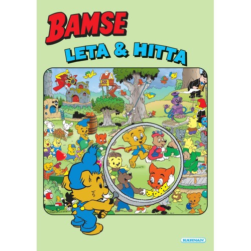 Pysselbok Bamse leta och hitta