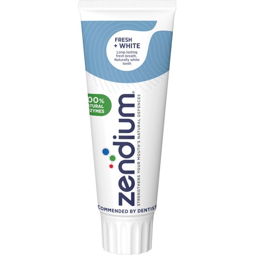 Tandkräm Fresh+White 75ml Zendium