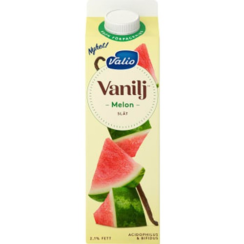 Yoghurt Vanilj Melon 1000g Valio 