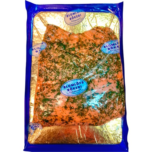 Gravad Laxfilé Bit ca 545g Blomlöfs Rökeri