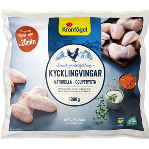 Kycklingvingar Fryst 1kg Kronfågel