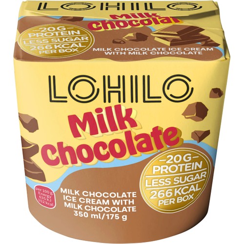 Glass Milk Chocolate 350ml Lohilo