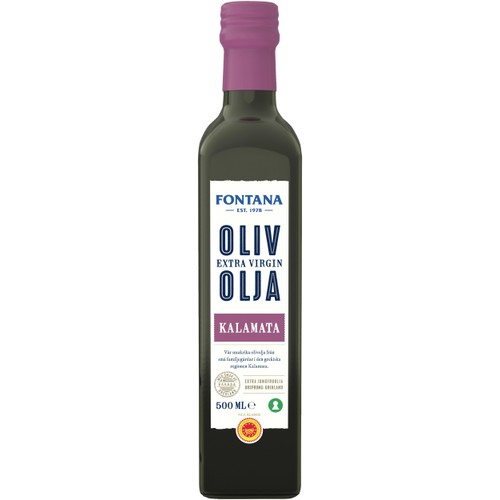 Olivolja Kalamata Extra Virgin 500ml Fontana