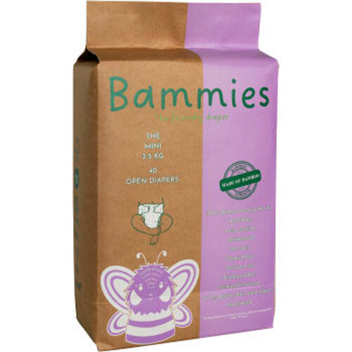 Blöjor Bambu The Mini 3 - 5 kg 40-p Bammies