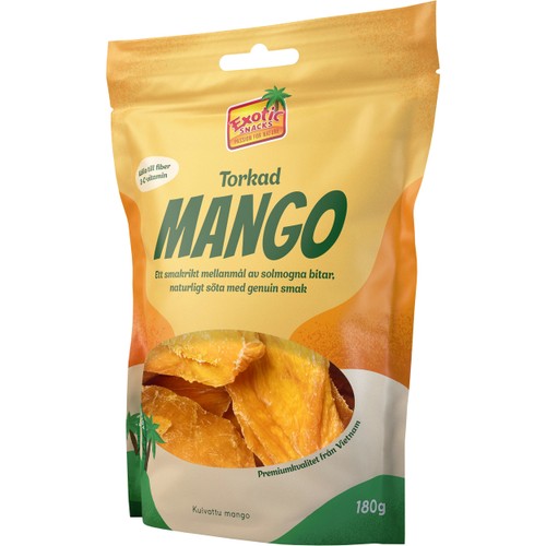 Mango Torkad 180g Exotic Snacks