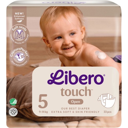 Blöjor Touch Strl 5 9-14kg 33-p Libero