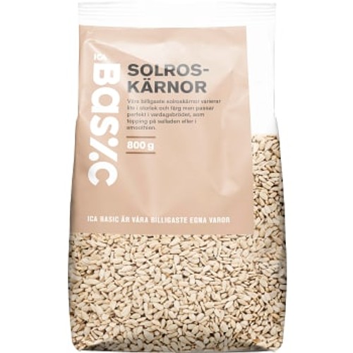 Solroskärnor 800g ICA Basic