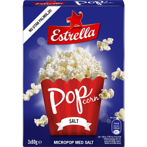 Micropopcorn Salt 3-p 240g Estrella
