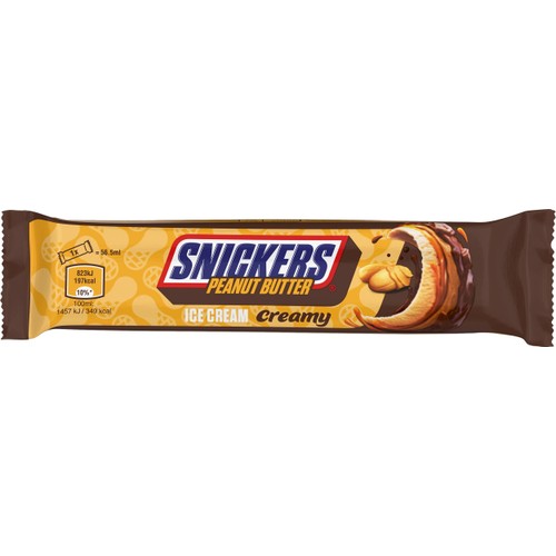 Glass Snickers Creamy 1-p Mars