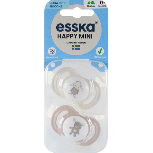 Napp Happy Mini Silikon 2-p 0m+ Esska
