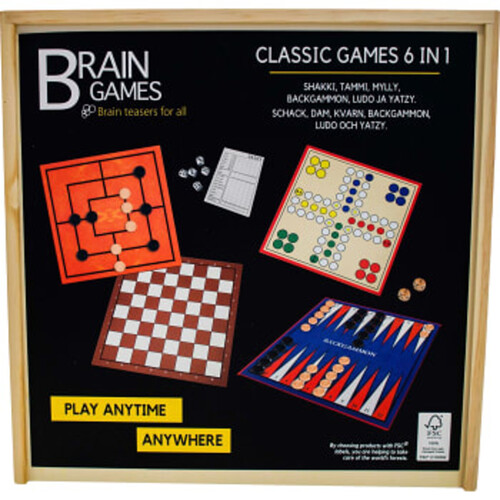 Spel 6 i 1 Brain Games