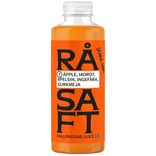 Juice Äpple Morot Apelsin 700ml Råsaft