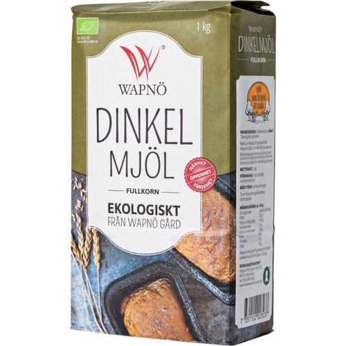 Dinkelmjöl Fullkorn Eko 1kg Wapnö