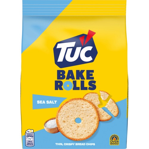 Bake Rolls Salt 150 g  Tuc