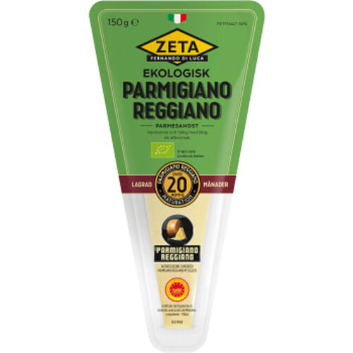 Parmesan Parmigiano reggiano Ekologisk 150g Zeta