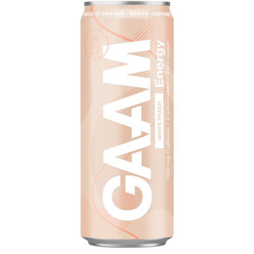 Energidryck White Peach 33cl GAAM