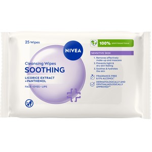 Ansiktsservetter Sensitive Cleansing Wipes 25-p Nivea
