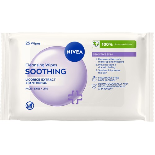 Ansiktsservetter Sensitive Cleansing Wipes 25-p Nivea
