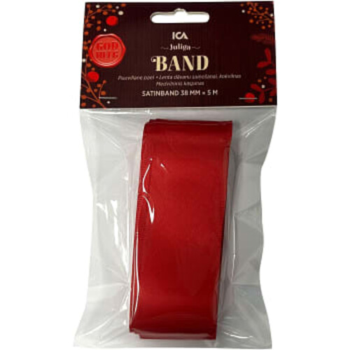 Satinband Röd 38mmx5m