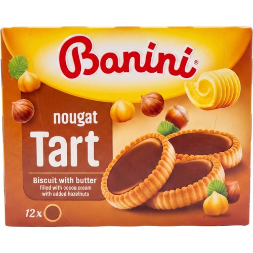 Smörkaka Nougat Tart 210g Banini