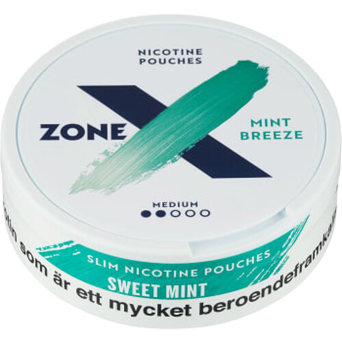 Nikotinpåsar Mint Breeze ZoneX