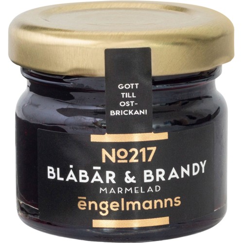 Marmelad Blåbär & Brandy 28g Engelmanns