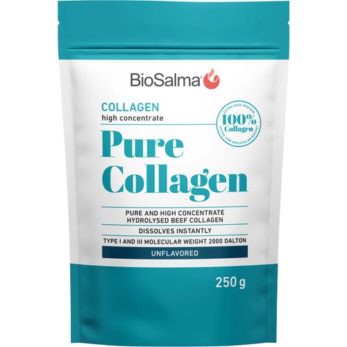 Kosttillskott Pure Collagen 97% Protein 250g BioSalma