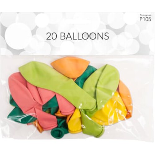 Ballong mix färger 20-p Happy Party