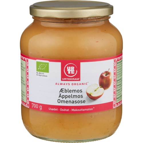 Äpplemos Osötad Ekologisk 700g Urtekram
