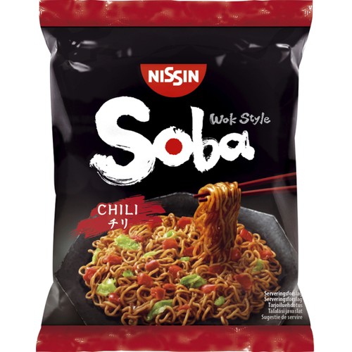 Nudlar Soba Chili 111g Nissin