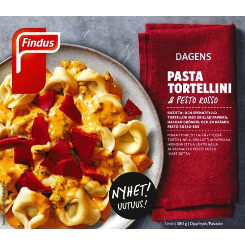 Tortellini med pesto rosso 380g Findus