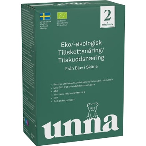 Tillskottsnäring eko tillskottsnäring 6m 600g Unna