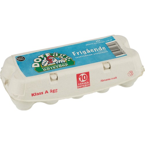 Ägg Frigående Inomhus 10-p M/L Doteägg