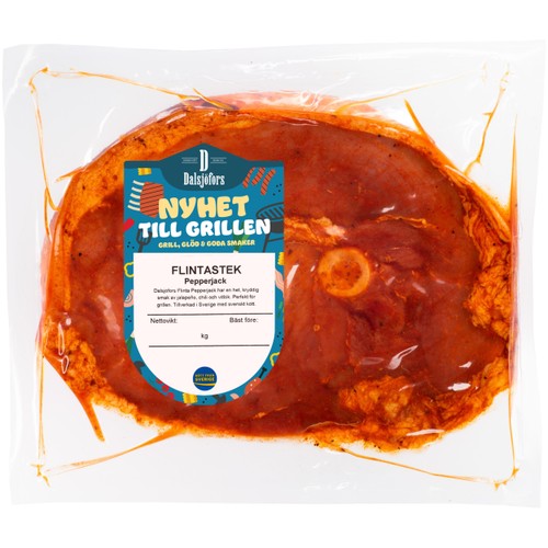 Flintastek Färsk Pepperjack ca 900g Dalsjöfors