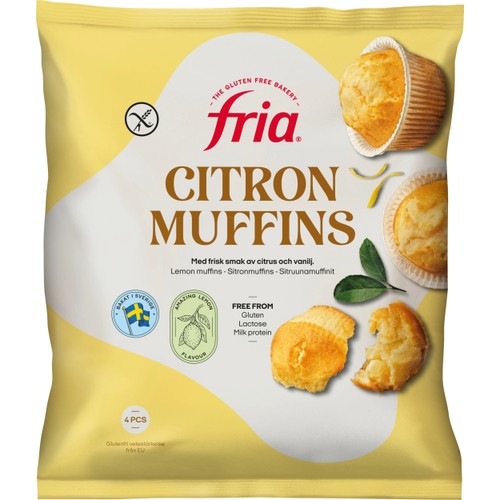 Citronmuffins Glutenfria 210g Fria