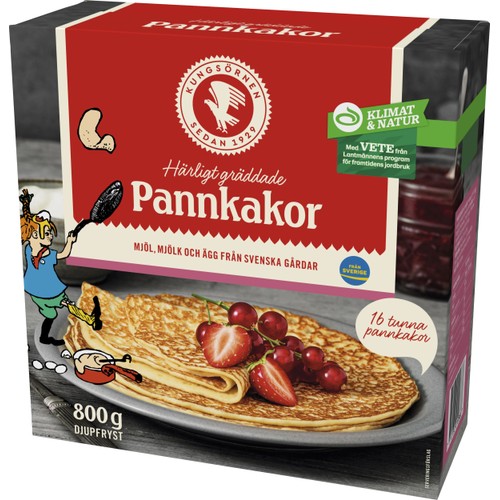 Pannkakor Fryst 800g Kungsörnen