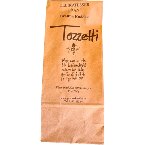 Tozzetti Med Saffran 250g Grännaknäcke